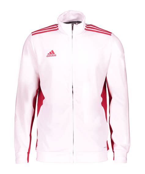 adidas jacke weiß rot
